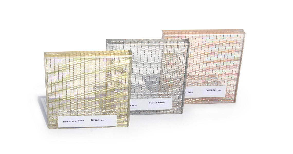 metal mesh laminate glass bronze copper steel 2